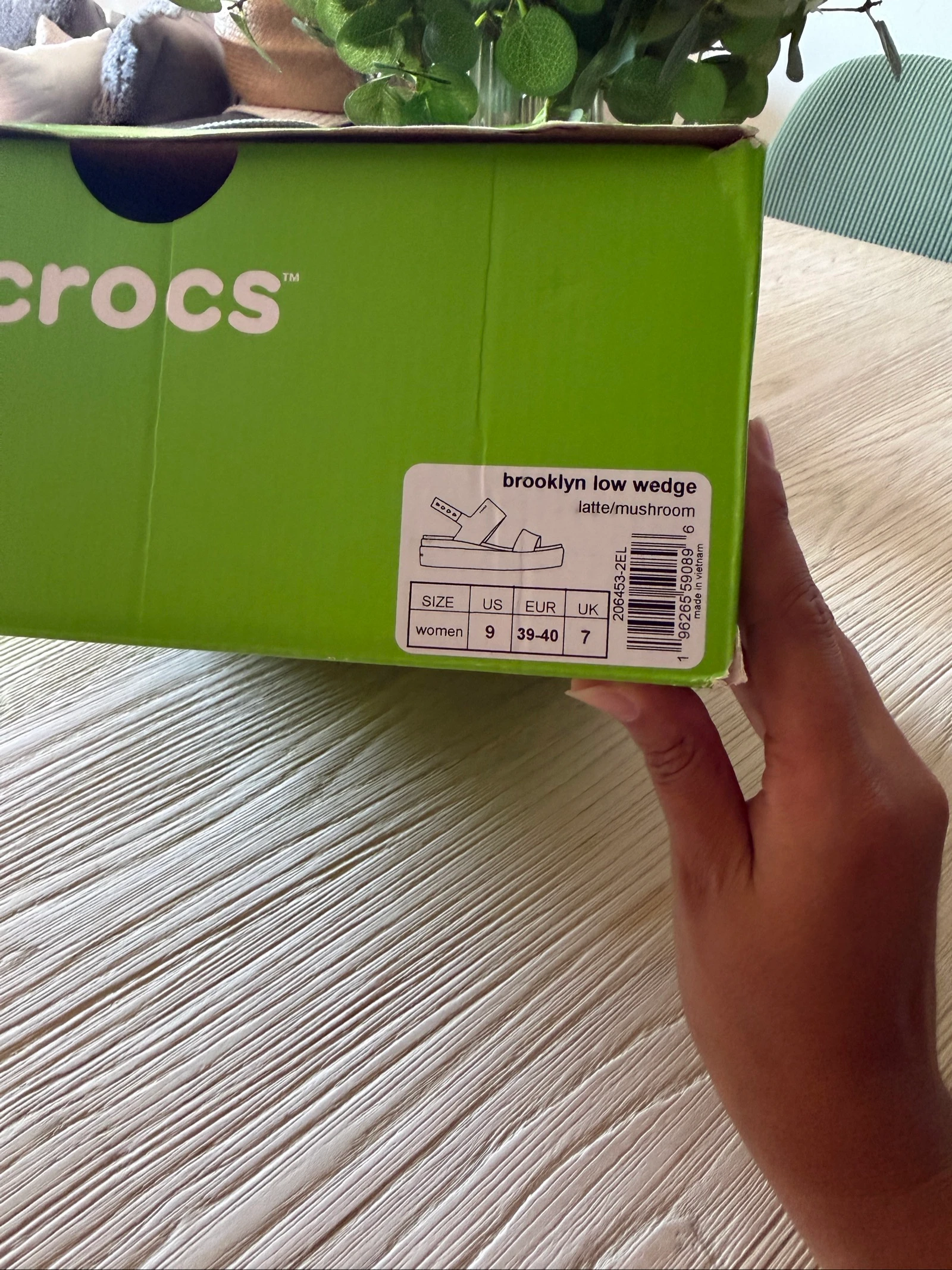 Crocs Brooklyn Low Wedge in latte/ mushroom 39/40 – photo 10